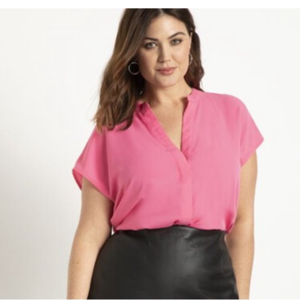 Notch collar blouse. Great for every day!